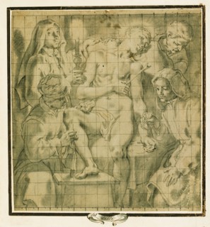 Figures Tending to the Wounded Saint Sebastian