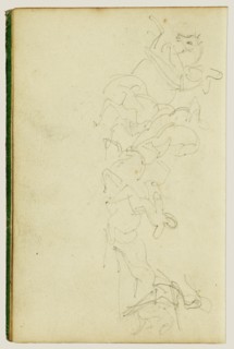 Calvary skirmish with four horsemen