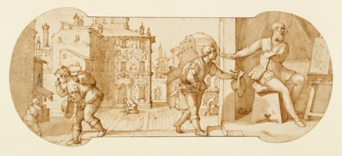 Taddeo Rebuffed by Francesco Il Sant'Angelo
