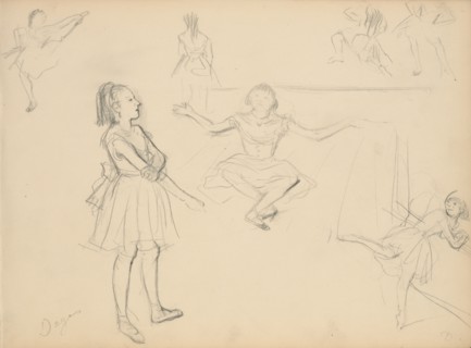 Ballet Dancers Rehearsing