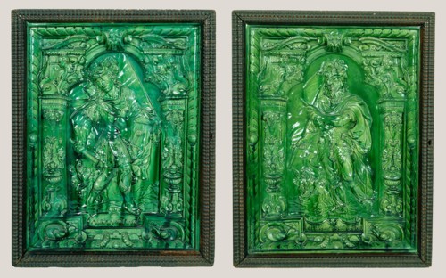 Stove Tile Depicting Alexander the Great,  Stove Tile Depicting