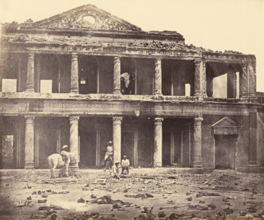 [Interior of Secundrabagh After the Massacre]