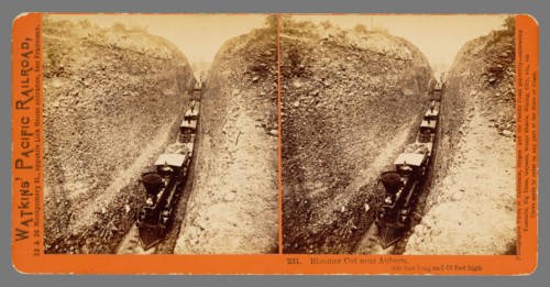 Bloomer Cut near Auburn, 800 feet long and 63 feet high.