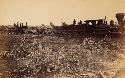 Remains of Wreck on the Track