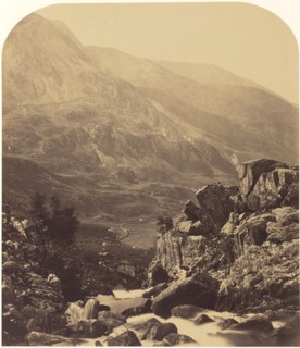 View from Ogwen Falls into Nan Francon