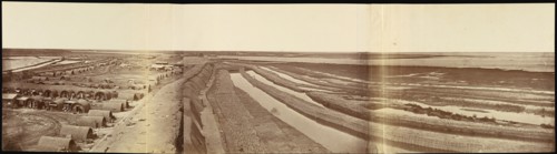 Interior of South Taku Fort, Showing the Place of Landing