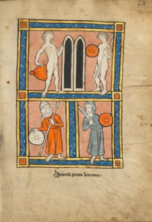 Men with Shields and Weapons