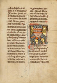 An Elephant Carrying Three Soldiers