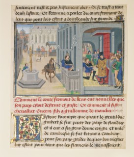 Fromont de Lens Receiving News of the Devastation of his Land