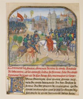 The Battle Between Arnault de Lorraine and His Wife Lydia