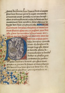 Initial P: The Ship of Bishop Theophilus Sailing Near an Island