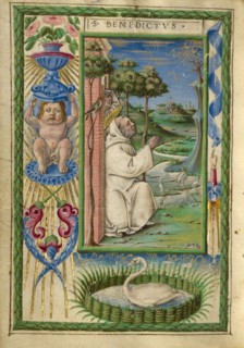 Saint Benedict in Prayer