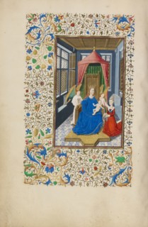 The Virgin and Child Enthroned with a Kneeling Woman