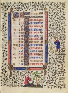 A Woman Harvesting Grapes,  Zodiacal Sign of Libra