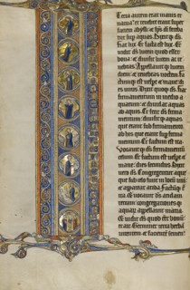 Initial I: Scenes of the Creation of the World and the Crucifixi