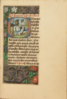 Initial O: Saint Christopher