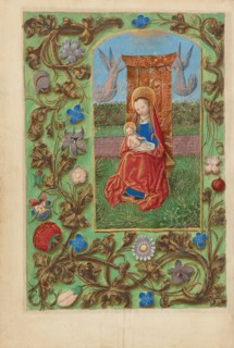 The Virgin and Child Enthroned