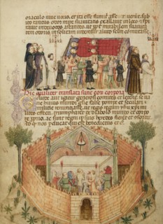 The Translation of the Bodies of Aimo and Vermondo,  The People