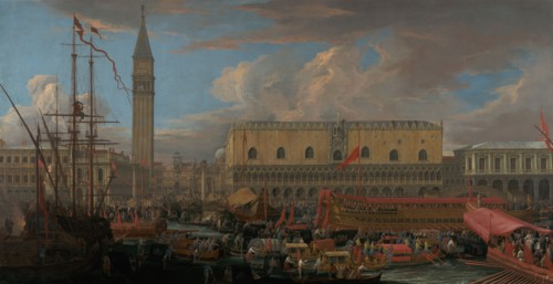The Bucintoro Departing from the Bacino di San Marco