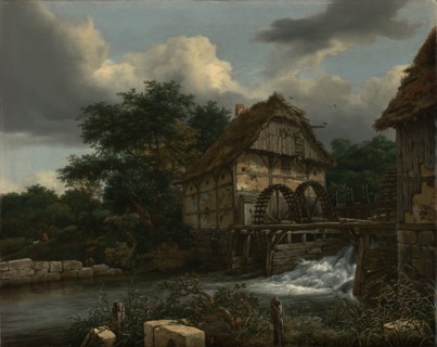 Two Watermills and an Open Sluice