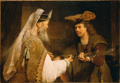 Ahimelech Giving the Sword of Goliath to David