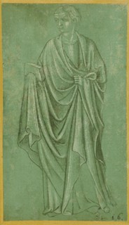 A Draped Figure Holding a Book