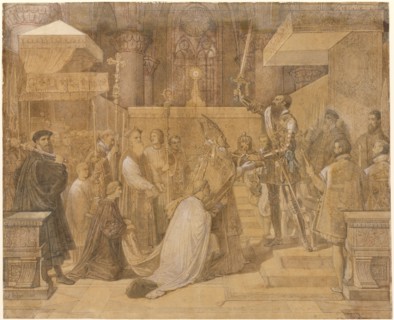The Duke of Alba Receiving the Pope's Blessing in the Cathedral