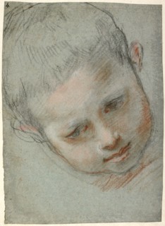 Head of a Boy (recto),  Figure Studies (verso)