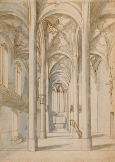 Interior of a Gothic Church