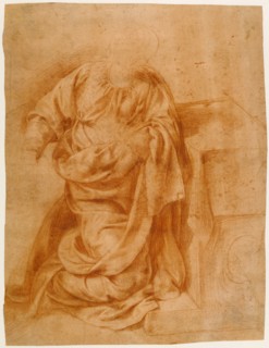 Study for the Kneeling Virgin