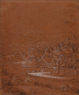 Mountain Landscape with an Imaginary City