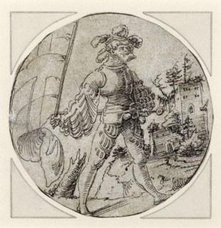 A Standard-Bearer before a Castle