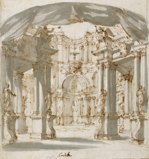 The Courtyard of a Palace: Project for a Stage