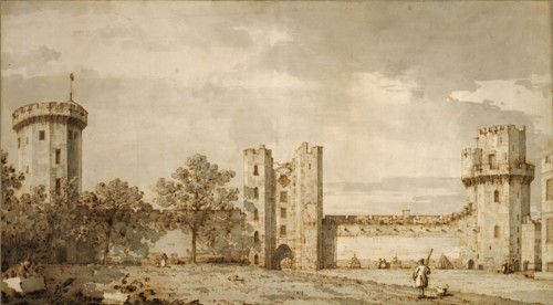 Warwick Castle: The East Front from the Courtyard