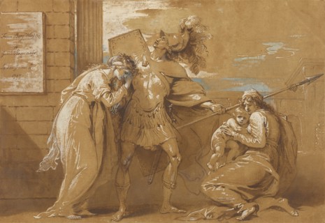 The Fright of Astyanax (Hector Bidding Farewell to Andromache)
