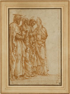 Study of Four Saints (Peter, Paul, John the Evangelist, and Zeno