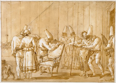 Punchinello is Helped to a Chair