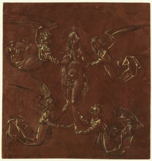 Mary Magdalen Transported by Four Angels