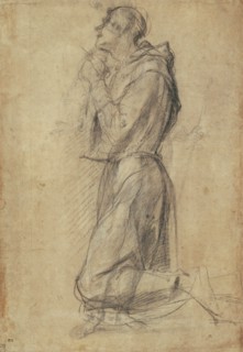 Saint Francis (recto),  Dead Christ (verso)