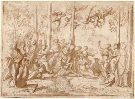 Apollo and the Muses on Mount Parnassus