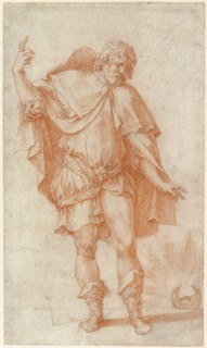 Study of a Male Figure (Empedocles and/or Saint Roch)