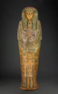 Coffin of Bakenmut (lid), c. 1000-900 BC. Egypt, Thebes, Third Intermediate Period, late Dynasty 21