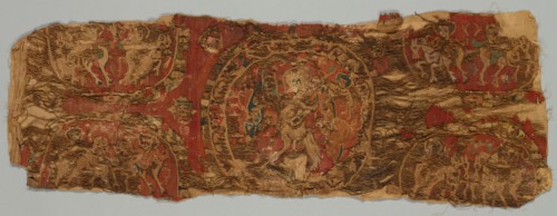 Fragment, 500s - 600s. Egypt, Byzantine period, 6th - 7th century. Tapestry weave; overall: 21 x 82