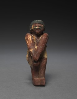 Seated Model Sailor, c. 2000-1000 BC. Egypt, Middle Kingdom, late Dynasty 11 (2040-1980 BC) to