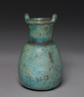 Situla, 715-332 BC. Egypt, Late Period. Turquoise faience; diameter: 7.5 cm (2 15/16 in.); diameter