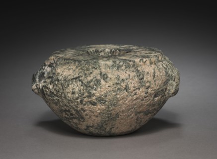 Squat Dummy Jar with Lug Handles, 2700-2573 BC. Egypt, Probably Saqqara, north of the Step Pyramid,