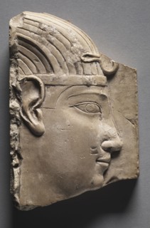 Votive Relief of a King, 305-246 BC. Egypt, Greco-Roman Period, early Ptolemaic Dynasty. Limestone;