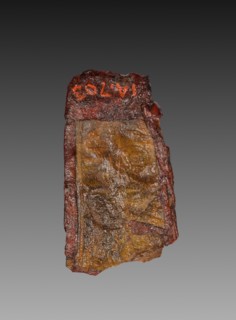 Tab from Mummy Band, 945-715 BC. Egypt, Third Intermediate Period, Dynasty 22, reign of Osorkon I.