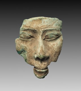 Mask, 332 BC-AD395. Egypt, probably Greco-Roman Period. Wax; overall: 5.3 x 4.3 x 1.8 cm (2 1/16 x