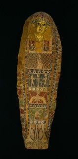 Cartonnage Mummy Case , c. 50 BC - AD 50. Egypt, Late Ptolemaic Dynasty to early Roman Empire.